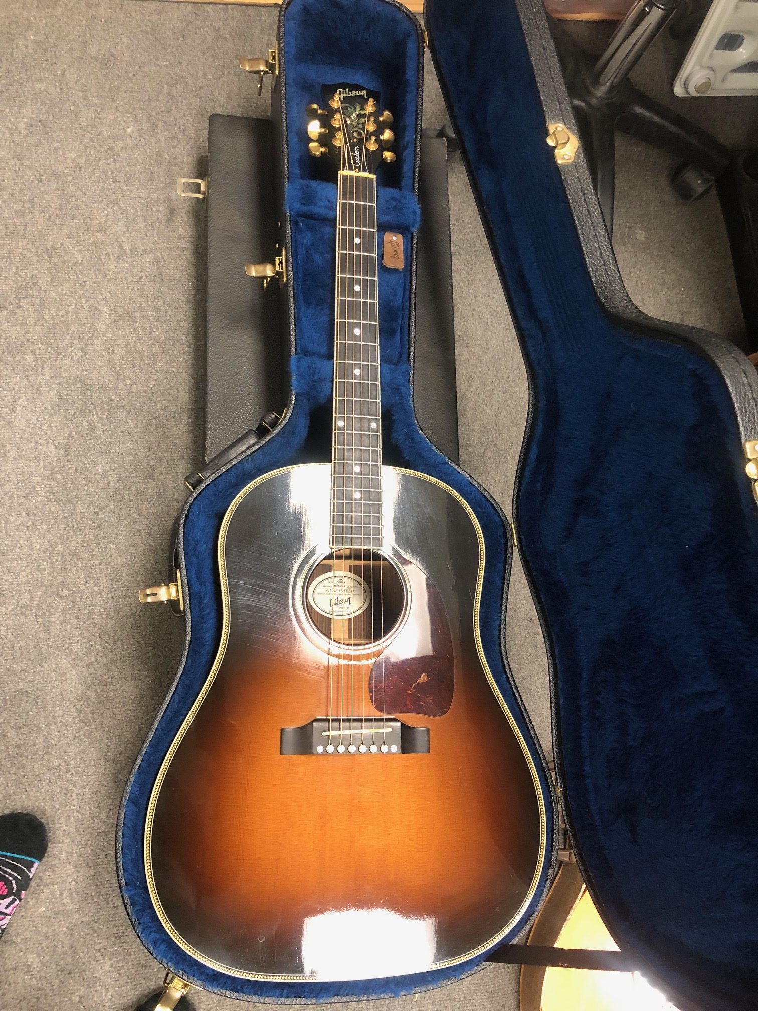 2010 Gibson J-45 Rosewood Custom- Vintage Sunburst – The Guitar Trader